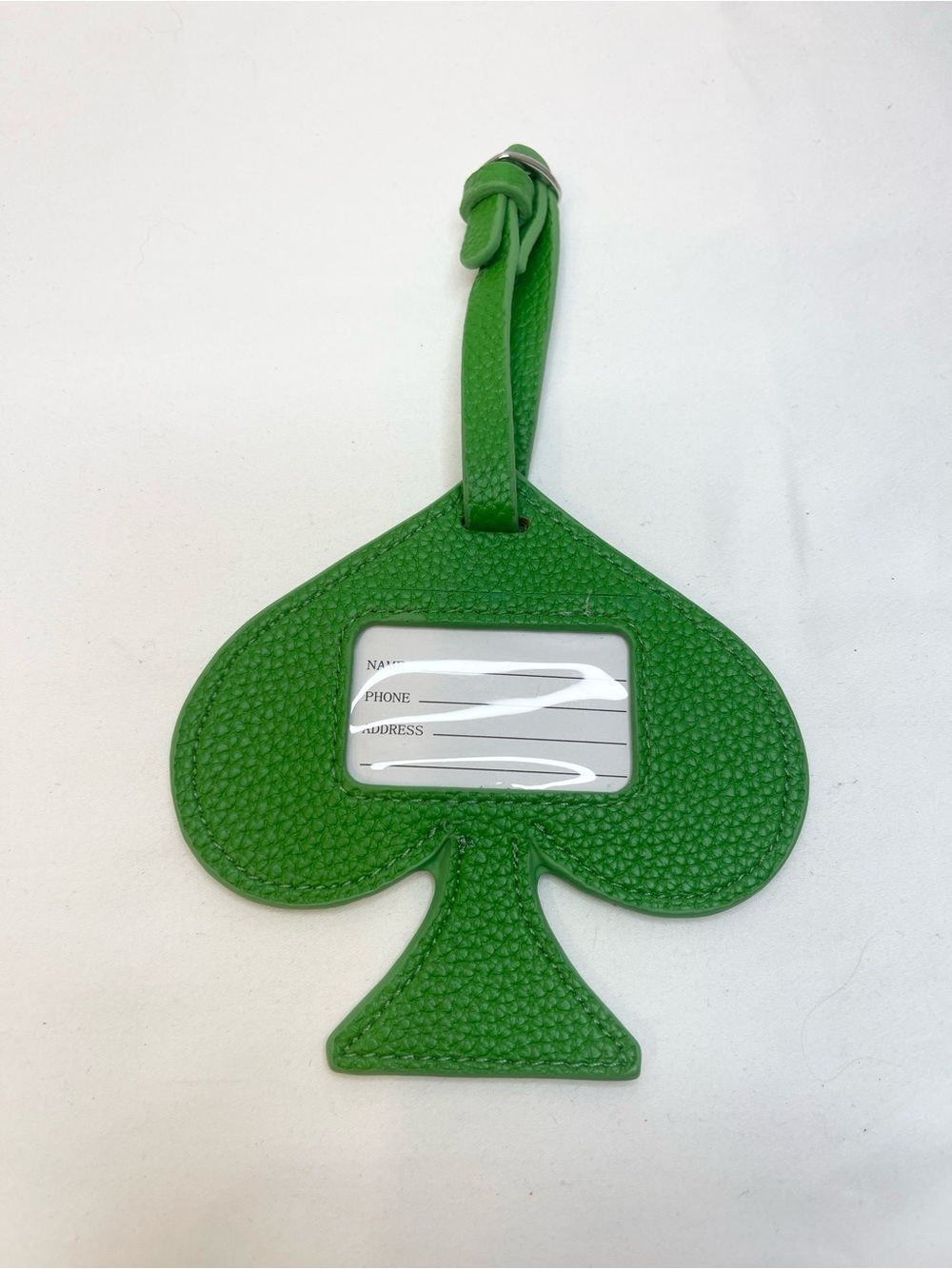 kate spade Pebbled Leather Luggage Tag - Picture 2 of 5
